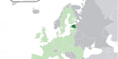 Estonija je na karti Europe
