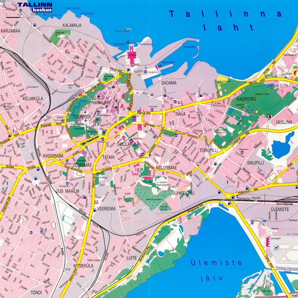 karta Tallinn Estonija 