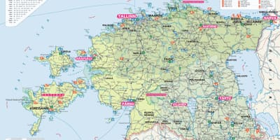 Turistička karta Austrije